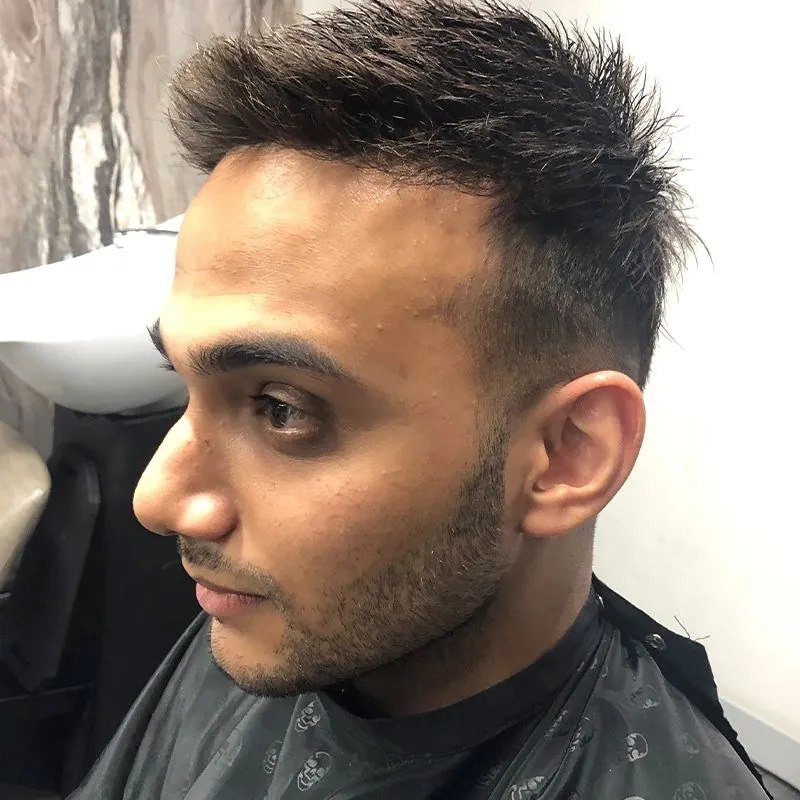 Client 07 after their hair system
